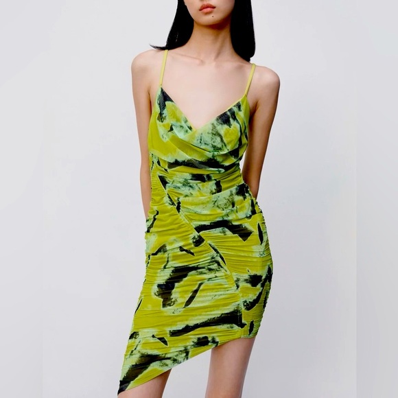 Jonathan Simkhai Dresses & Skirts - NWT Jonathan Simkhai Trixie Printed Mesh Mini Dress size XS